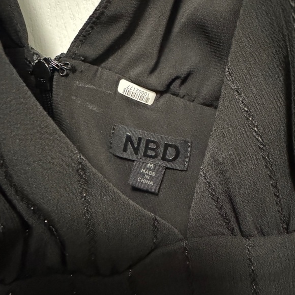 Revolve Black NBD Anya Mini Dress Size Medium - Picture 4 of 8